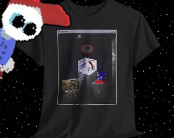 T-shirt Endacopia, T-shirt graphique de jeu d'horreur indépendant rétro point-and-click, T-shirt Mellow Game