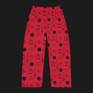 Homestuck Time Aspect Pajama Pants, Godtier Graphic Pajama Pants, Cosplay Pajama Pants, Dave Strider, Troll Cosplay Homestuck