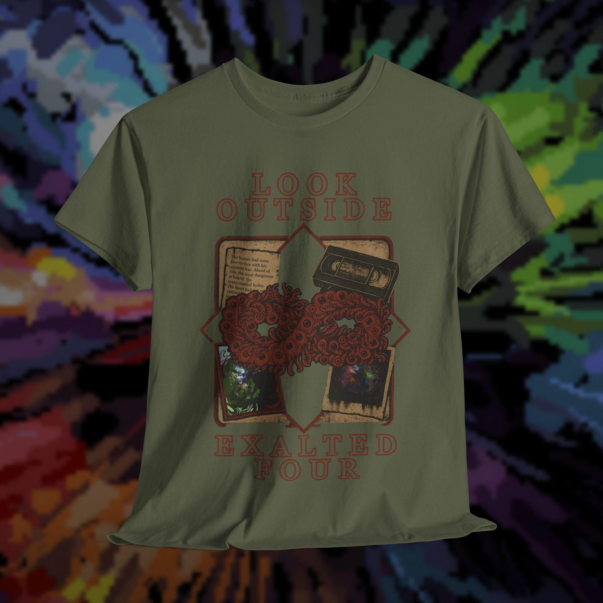 Look Outside Exalted Four T-shirt | Look Outside Game | Exalted Four ...