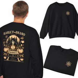 Jade Harley Graphic Crewneck, Homestuck Inspired Shirt, Troll Horns Apparel, Space Aspect Tee, Classpect Top
