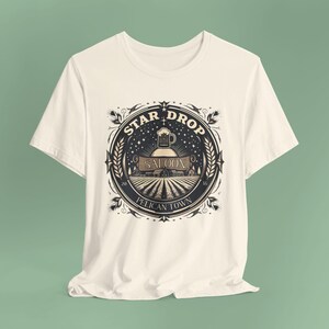 Stardew Valley Stardrop Saloon Vintage Tee, Pelican Town, Retro Graphic Shirt, Gamer Gift, Vintage Style Tee, Gaming Shirt