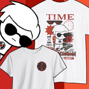 Dave Strider Homestuck Shirt Time Aspect Tee Pixel Vinyl Graphic Unisex Cosplay T-Shirt Webcomic Merch Gift TurntechGodhead Shirt