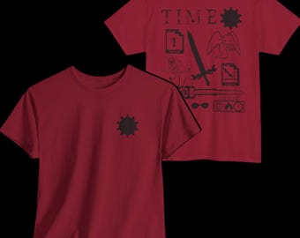 Homestuck Time Aspect Tee, Unisex Cotton T-Shirt, Godtier Graphic Cosplay Shirt, Dave Strider, Homestuck Cosplay, Alternative Fashion