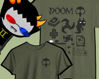 Homestuck Doom Aspect Graphic Tshirt, Sollux Shirt, God Tier Tee, Sollux Cosplay, Homestuck Fan Gift