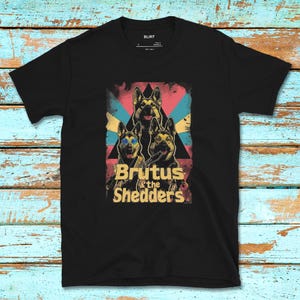 Brutus & The Shredders Pyramid Men&#39;s T-Shirt, German Shepherd, Dog T-Shirt, Dad Shirt, Gift for Him, Men Tee Shirt, Dog Lover Shirt