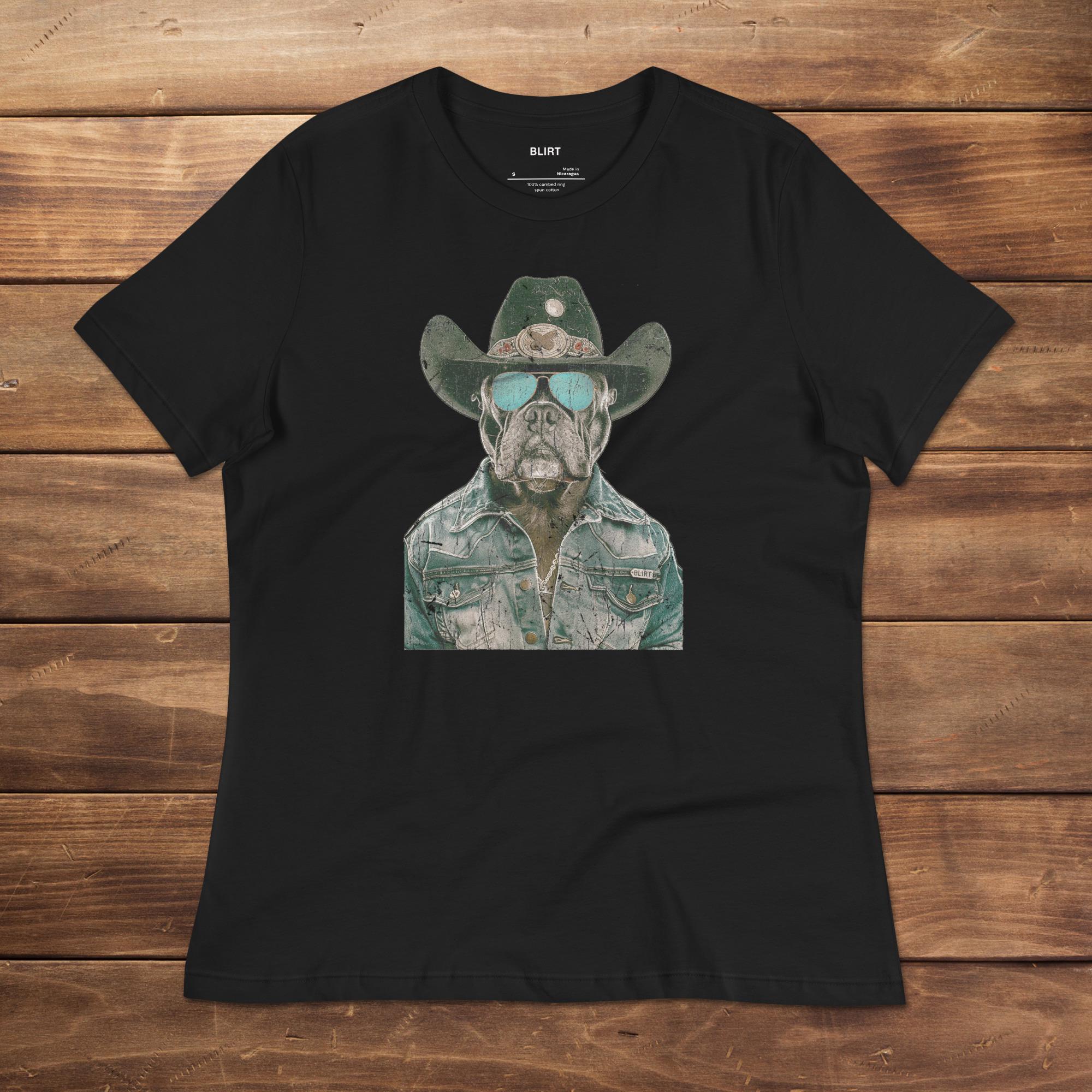 Hoss Women's Relaxed T-Shirt, Pitbull, Dog Remembrance Gift, Pet Lover Gift, Dog Lover Shirt, Women Tee Shirt, Gift For Her, T-shirt Picture