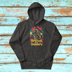 Brutus & The Shredders Pyramid Unisex Hoodie, German Shepherd, German Shepherd Gift, Pet Hoodie, Gift for Him, Gift for Her, Pullover Hoodie