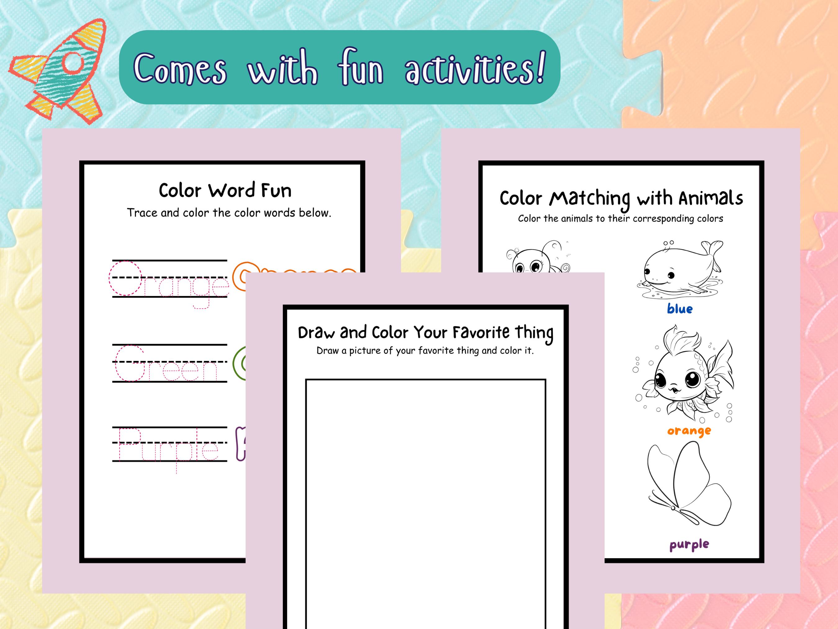 Printable and Editable Coloring Worksheet Printable Worksheet Editable ...