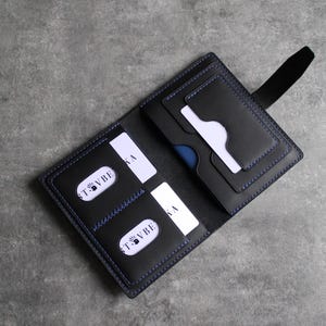 Funda de cuero para pasaporte, Funda de cuero para pasaporte, Billetera de viaje, Regalo de viaje, Billetera para pasaporte, Tarjetero, Porta documentos