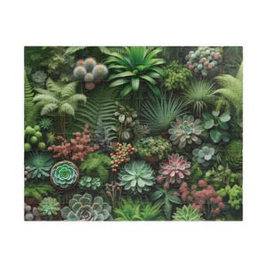 Puzzle, Puzzle z sukulentami, Puzzle botaniczne, Puzzle z motywem natury, Puzzle z zielenią, Prezent dla miłośnika roślin