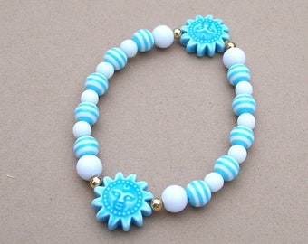 Don't Messi With Argentina - Beaded Stretch Bracelet - World Cup Jewelry