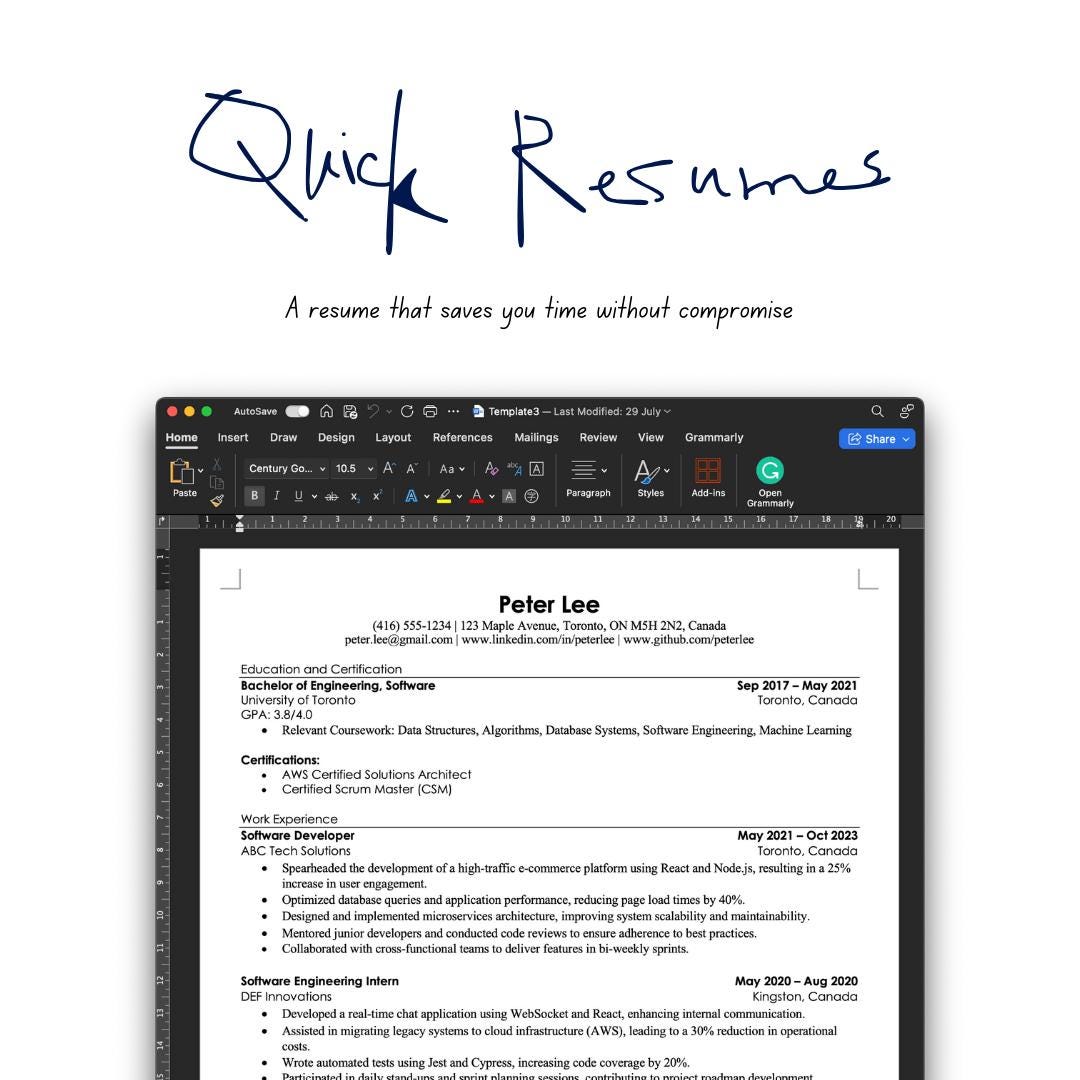 Easy to use ATS Resume Template - Il 1080xN.6419237969 6v2s 