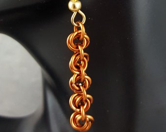 Mobius Chain Earrings