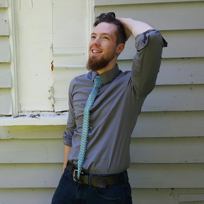 Chainmaille Necktie Etsy