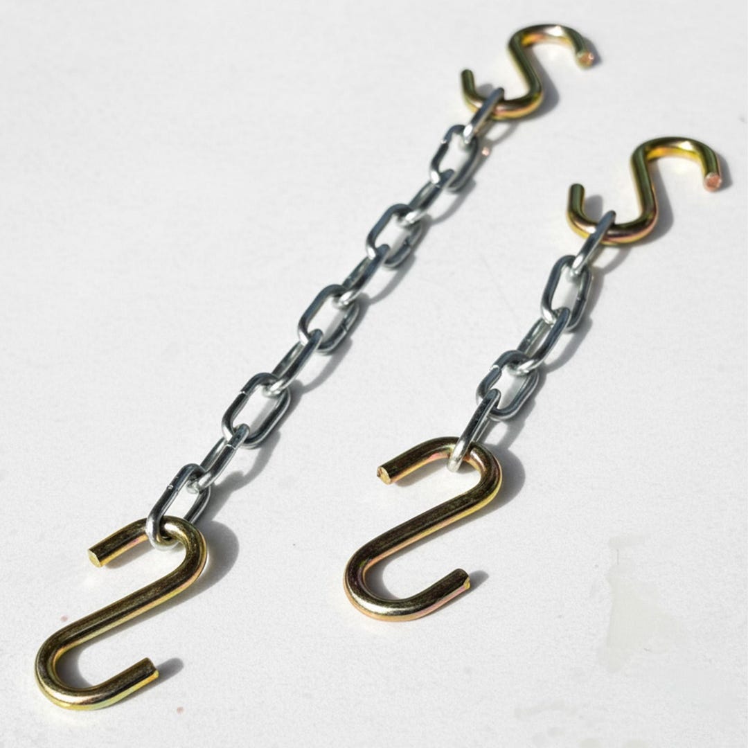 Includes Chains and S Hooks (set of 2) for Hanging Metal Signs - Etsy
