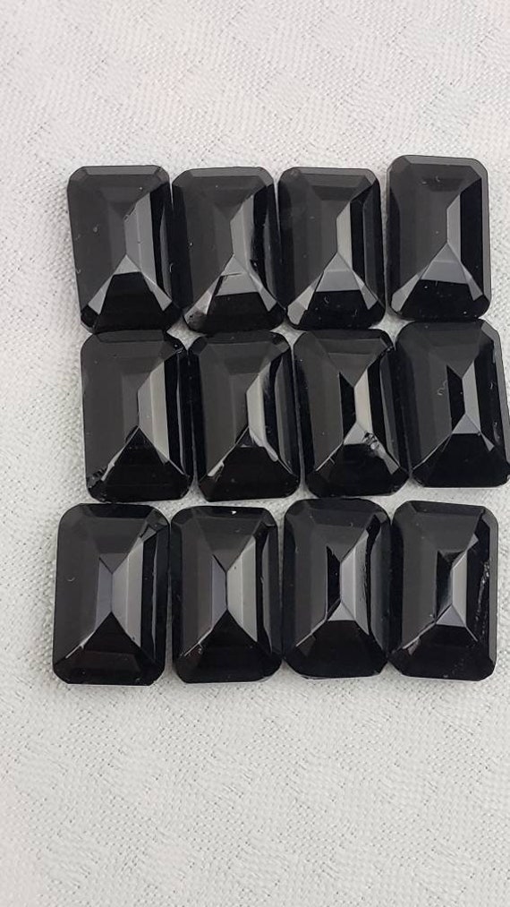Mourning jewelry, french jet glass beads, antique,