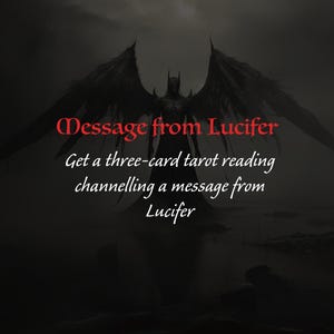 Messaggio di Lucifero: Lettura illuminante dei tarocchi a tre carte per chiarezza e guida