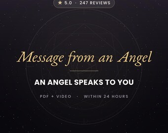 Message from an Angel | Personalized Channeled Angel Reading Written For You | Psychic Guidance, PDF and Video