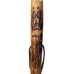Animal Print Walking Sticks. Scouting Award Walking Stick, Bobcat, Bear, Wolf, Racoon,  Fox, and Deer Prints. Trekker Tracking Stick.