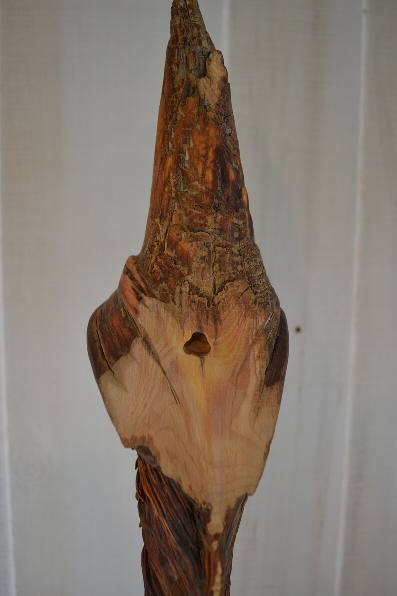 Pine Knot Wood Carving Mountain Man of the Tree Wood Etsy