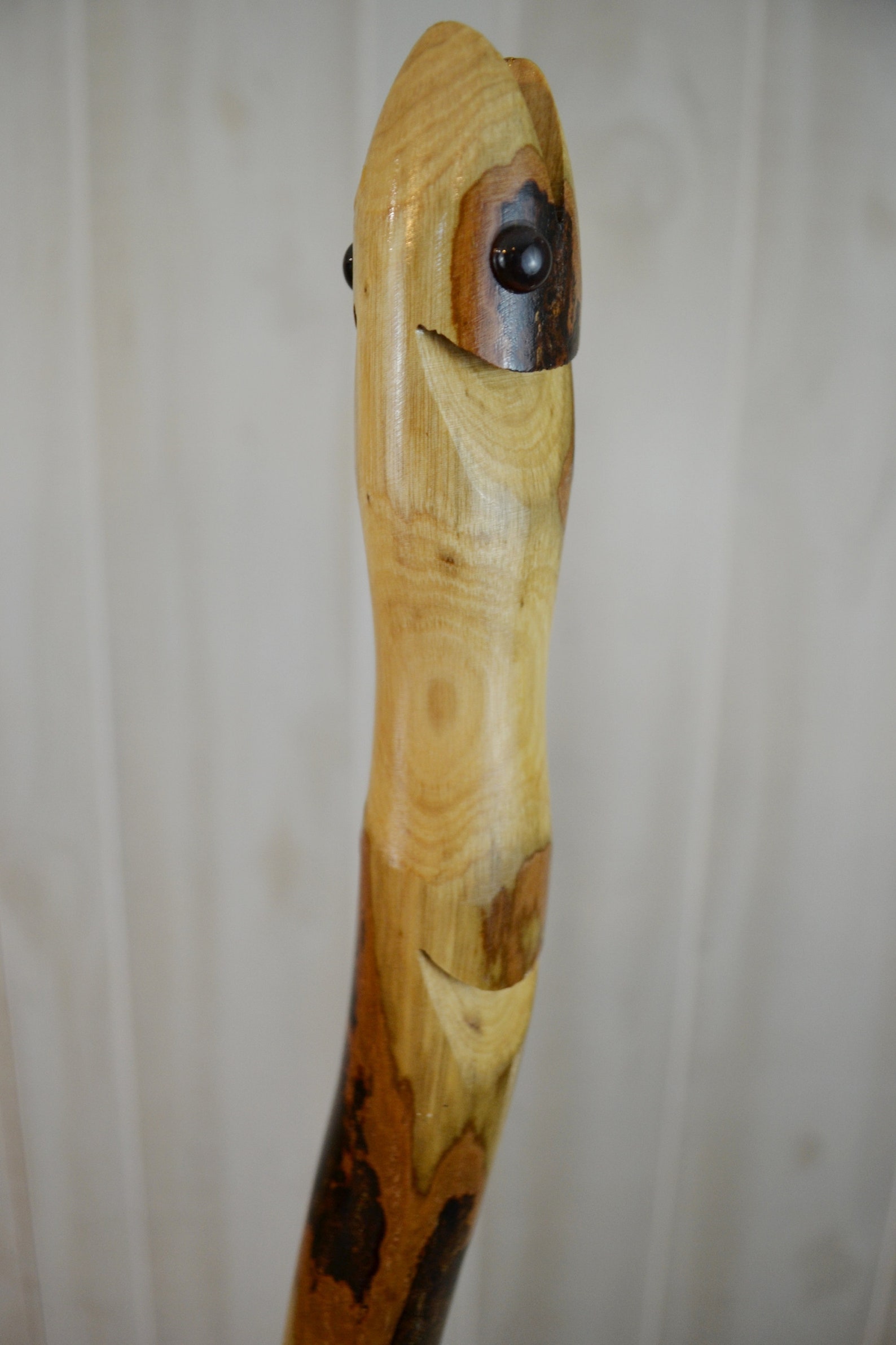 Fish Walking Stick Fish cut into walking stick Fisherman Etsy