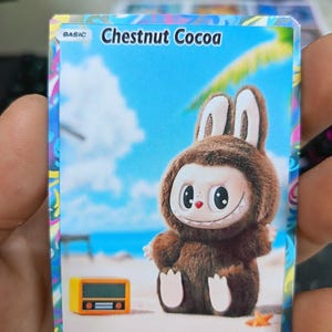 Labubu Chestnut cocoa Custom card