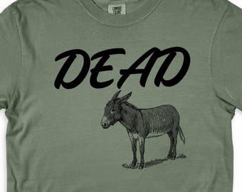Dead Ass Donkey Graphic Tee, Unisex Distressed T-Shirt
