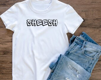 Sheesh Graffiti T-shirt: Urban Streetwear Graphic Tee