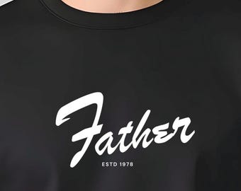 Camiseta "Pai Guitarrista": Camiseta masculina estilo vintage para amantes da música