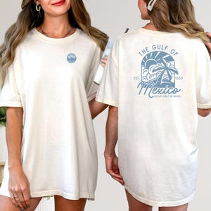 Chemise Comfort Colors® Golfe du Mexique, T-shirt patriotique unisexe, T-shirt américain Golfe du Mexique, T-shirt American Pride Patriotic, T-shirt Map Lover