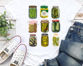 Gurkenglas Grafik T-Shirt: Lustiges Foodie Tee