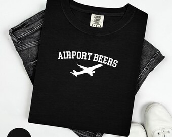 Camiseta Airport Beers: Celebración a las 6 a. m., atuendo de viaje