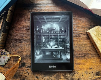 Witchy Library Kindle Wallpaper Screensaver (Digital Download)