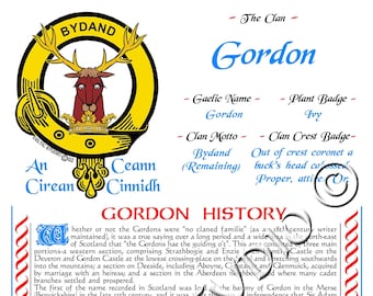 Gordon Histoire du clan écossais