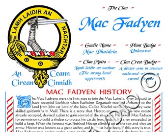Storia del clan scozzese MacFadyen
