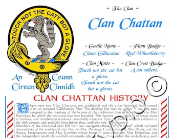 Clan Chattan Schotse Clan Geschiedenis