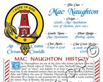 Histoire du clan écossais MacNaughton