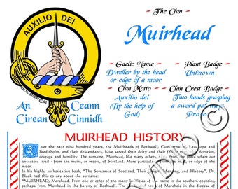 Muirhead Scottish Clan History
