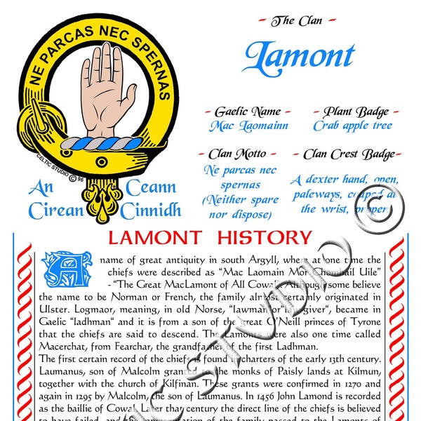 Historia del clan escocés Lamont