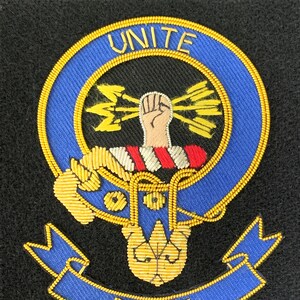 Brodie Scottish Clan Embroidered Crest