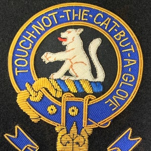 MacPherson Scottish Clan Embroidered Crest