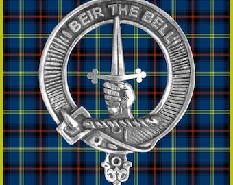 Bell Clan Crest Earrings