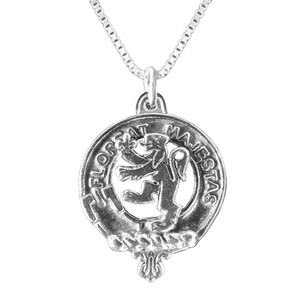 Brown Clan Crest Scottish Pendant CLP02 image 3