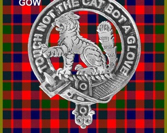 Gow Clan Crest Scottish Cap Badge CB02
