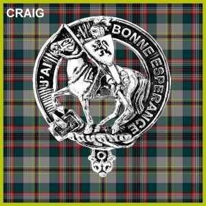 Craig Clan Crest Scottish Cap Badge CB02