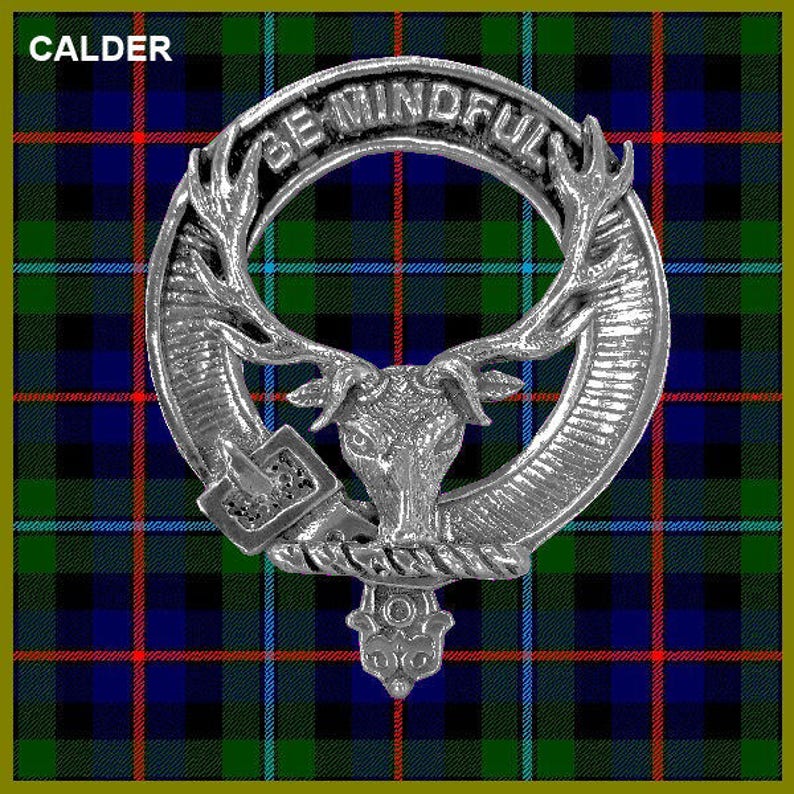Calder (Calder-Campbell) Tartan Crest Classic Cap