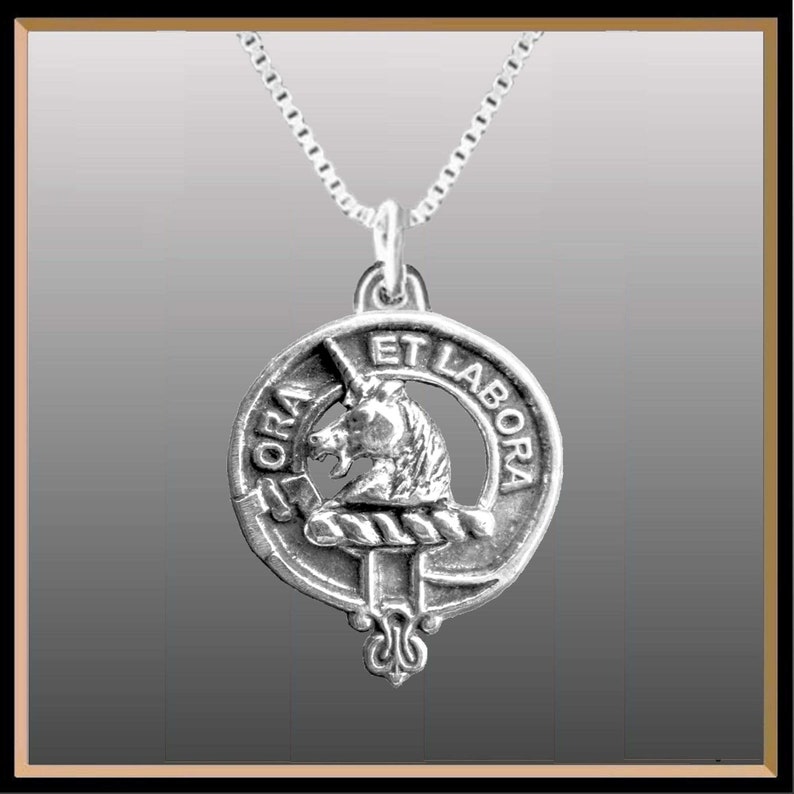 Ramsay Clan Crest Scottish Pendant CLP02 image 2