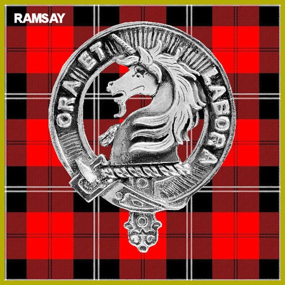 Ramsay Clan Crest Scottish Cap Badge