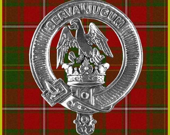 Insignia de gorra escocesa con el escudo del clan Hay CB02