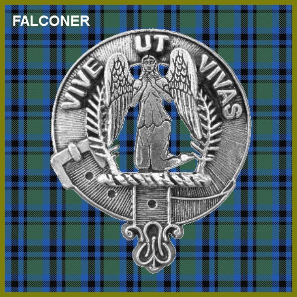 Falconer Clan Crest Scottish Cap Badge CB01